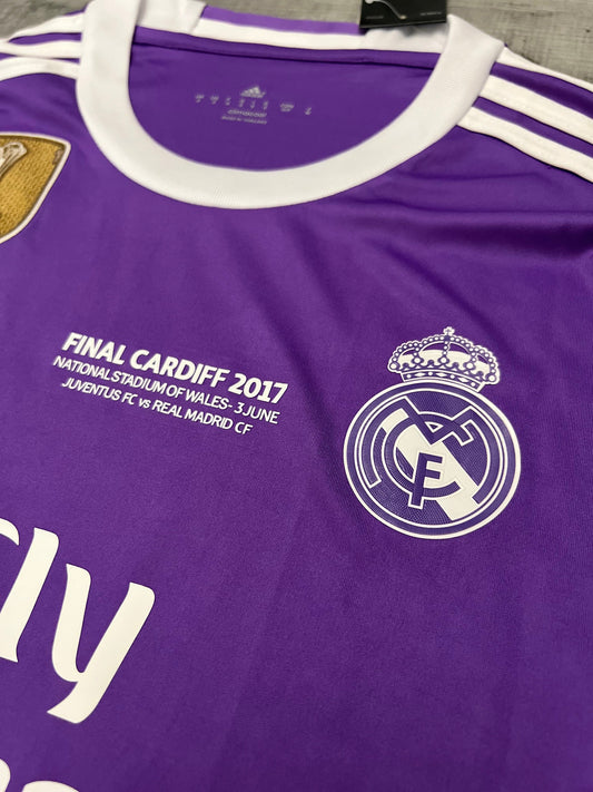 Ronaldo 2016-17 Football Shirt Real Madrid Long Sleeve Soccer Purple Jersey